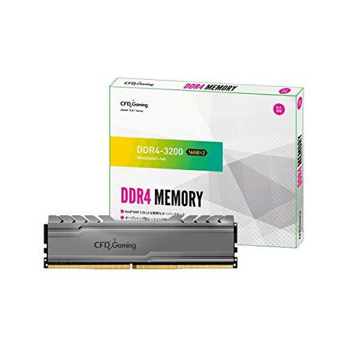 【動作品】CFD 3200MHz 16GBx2 / 32GB DDR4メモリ CFD 16G x2 32GB PC4-25600 DDR4-3200 メモリ CFD DDR4メモリ