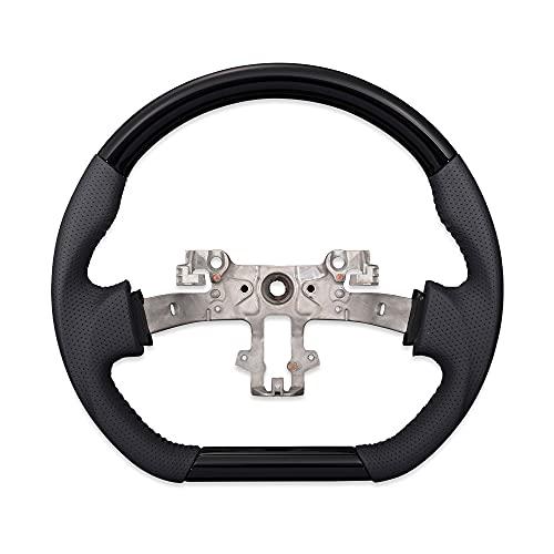 純正交換ステアリング EVERY VAN/CARRY エブリイバンDA17V キャリイDA16T ガングリップ ハンドル カスタムパーツ (ピアノブラック)