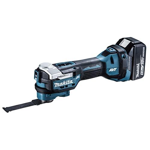 マキタ (Makita) 充電式マルチツール 18V6Ah バッテリ充電器ケース付 TM52DRG 青
