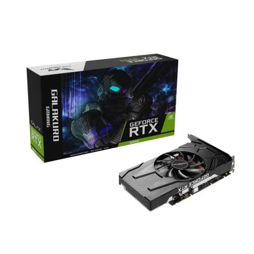 玄人志向 NVIDIA GeForce RTX3050 搭載 グラフィックボード GDDR6 8GB GALAKURO GAMINGモデル GG-RTX3050-E8GB/SF 黒