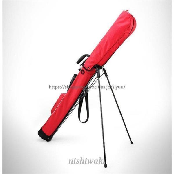 ゴルフ セルフスタンドバッグ クラブケース スタンド 9本収納 大容量