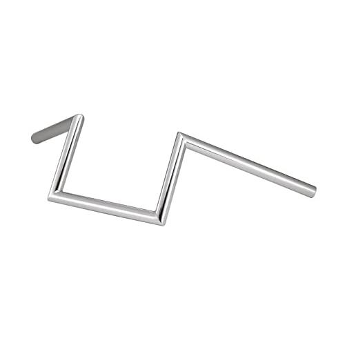 キジマ (kijima) バイク バイクパーツ ハンドルバーφ22.2 ロボット スチール製メッキ仕上げ <L610 汎用 204-3396