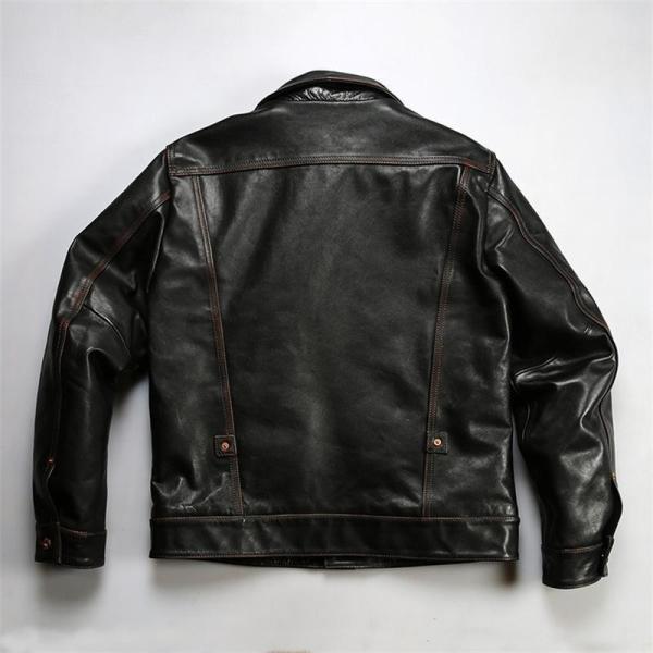 ホースハイド✨abx エービーエックス レザー袖スタジャン 本革 馬革 楽天市場】ブレーキマン 馬革 ホースハイド レザージャケット コート