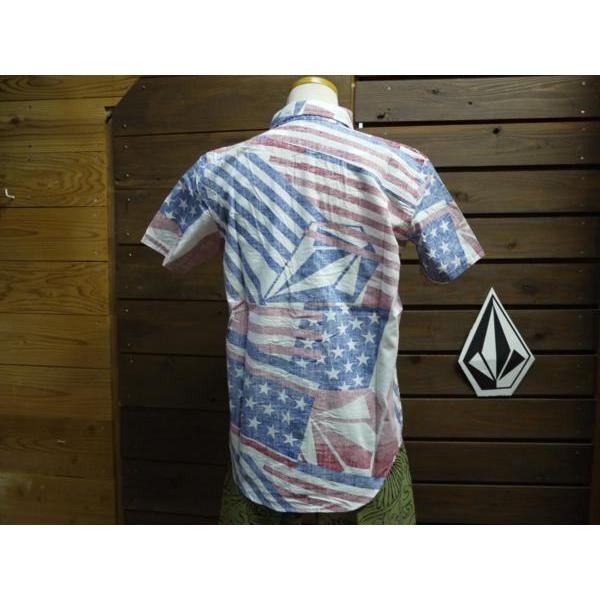 ボルコム【VOLCOM】FLAG 半袖ボタン　シャツ Mサイズ色WHT | VOLCOM | 01