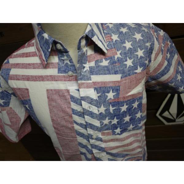 ボルコム【VOLCOM】FLAG 半袖ボタン　シャツ Mサイズ色WHT | VOLCOM | 02