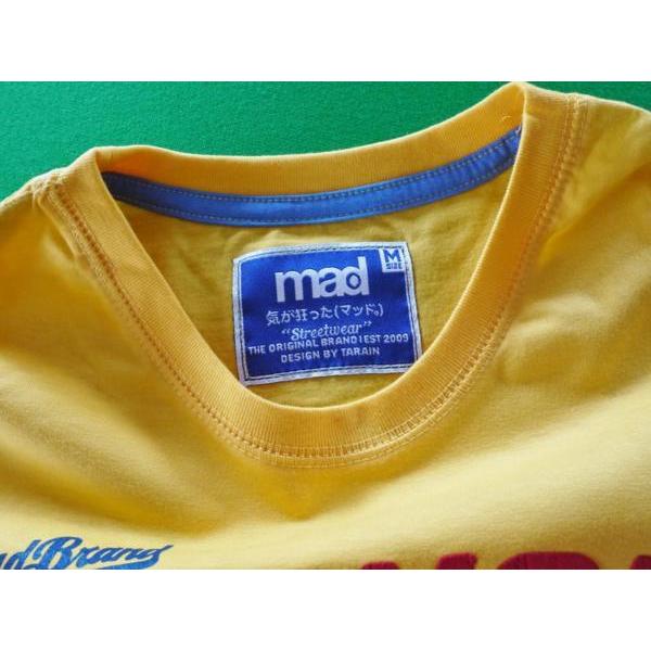 日本語　漢字【mad 】New York　Tシャツ　Mサイズ色黄 |  | 02