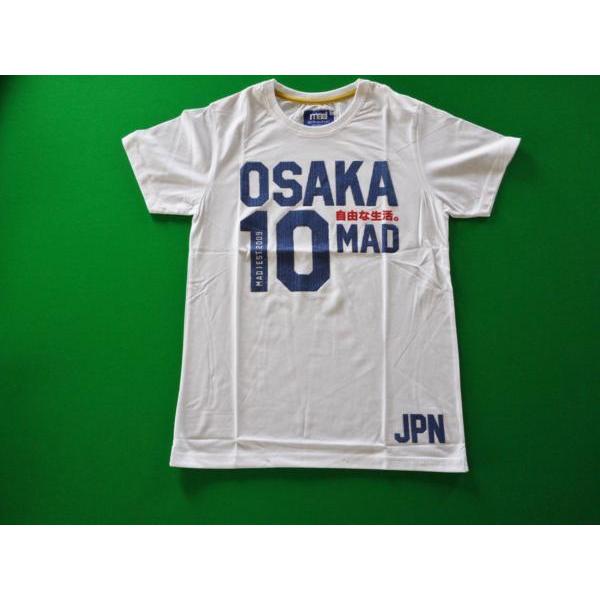 本語　漢字【mad 】自由な生活　Tシャツ　Mサイズ色白 |  | 01