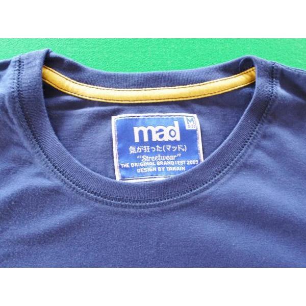 日本語　カタカナ【mad 】FREEDOM LIFE TシャツMサイズ色濃紺 |  | 02