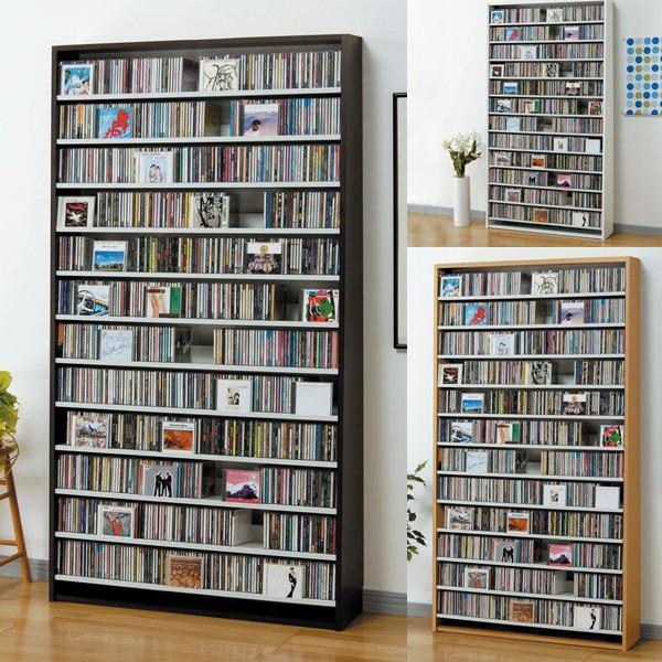 CDラック 大容量 幅109cm CD1284枚収納 コレクター仕様CDラック CD