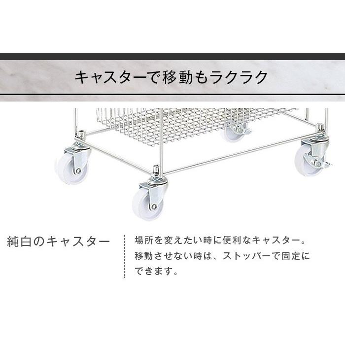 ASPLUND マーブルトップ4Dスリムトロリー キッチン収納 食器 棚 洗面 所 シンク 下 調味 料 引き出し キャビネット料理 すき間