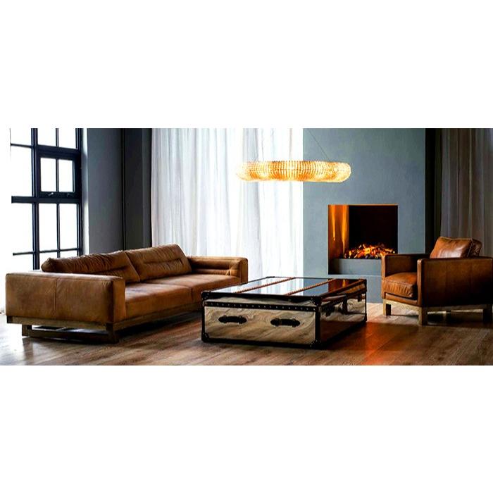 ソファ HALO (ハロー) FROSTER（フロスター）2.5人掛け 2.5P 幅220 幅広 ブラウン デザイナーズソファ 革張り レザー レザーソファ 高級ソファ |  | 02