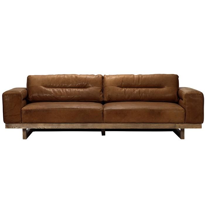 ソファ HALO (ハロー) FROSTER（フロスター）2.5人掛け 2.5P 幅220 幅広 ブラウン デザイナーズソファ 革張り レザー レザーソファ 高級ソファ |  | 04