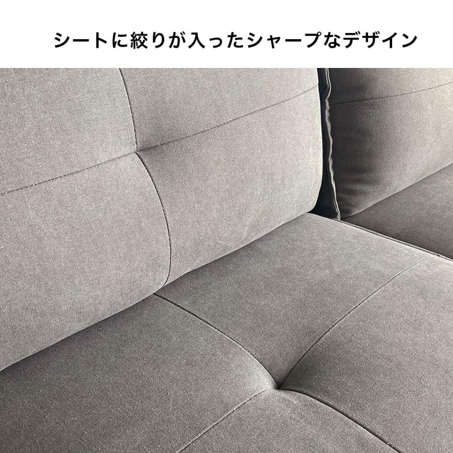 2人掛け リクライニングソファ グレー 電動ソファ 2人掛け電動ソファ シックでシャープなデザイン