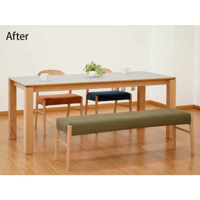 専用カバー 単品 ダイニングベンチ 幅140cmカバーのみ（ベンチ本体