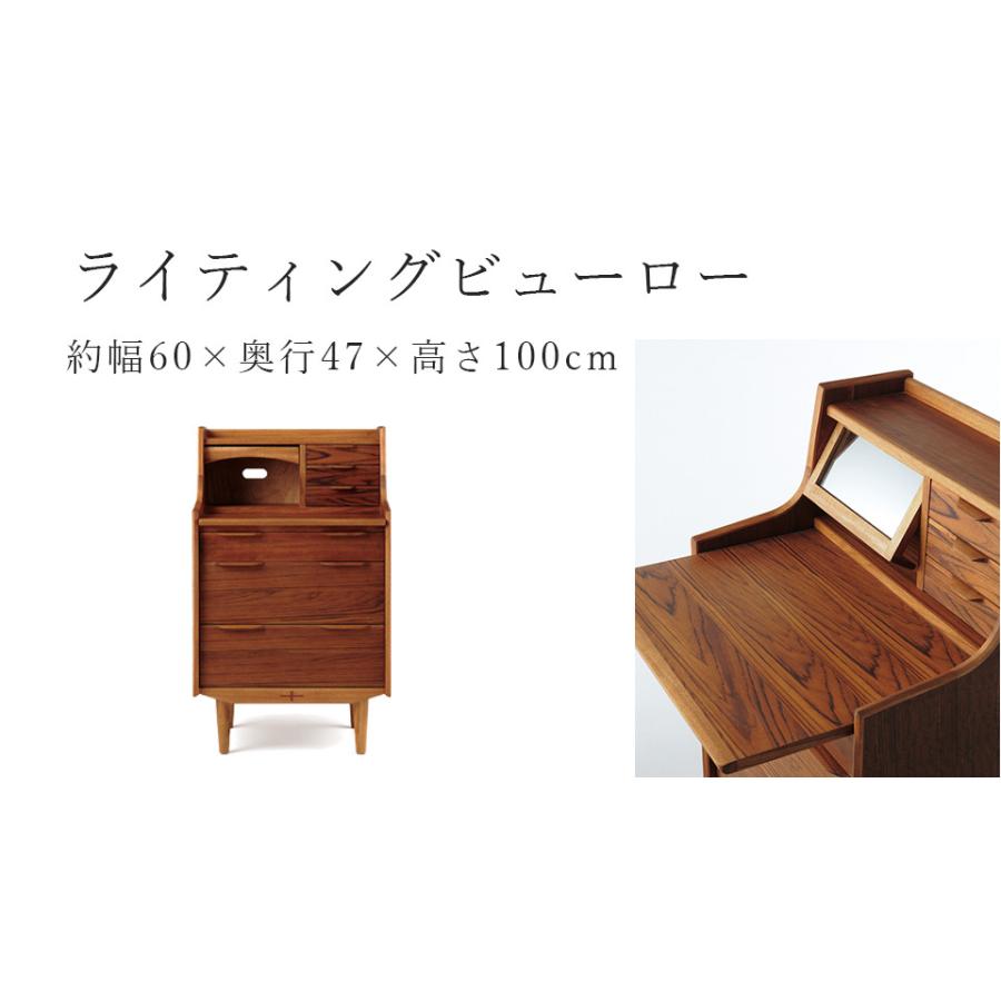 EDDA ライティングビューロー DB30102M-EL000 ライティングデスク 収納