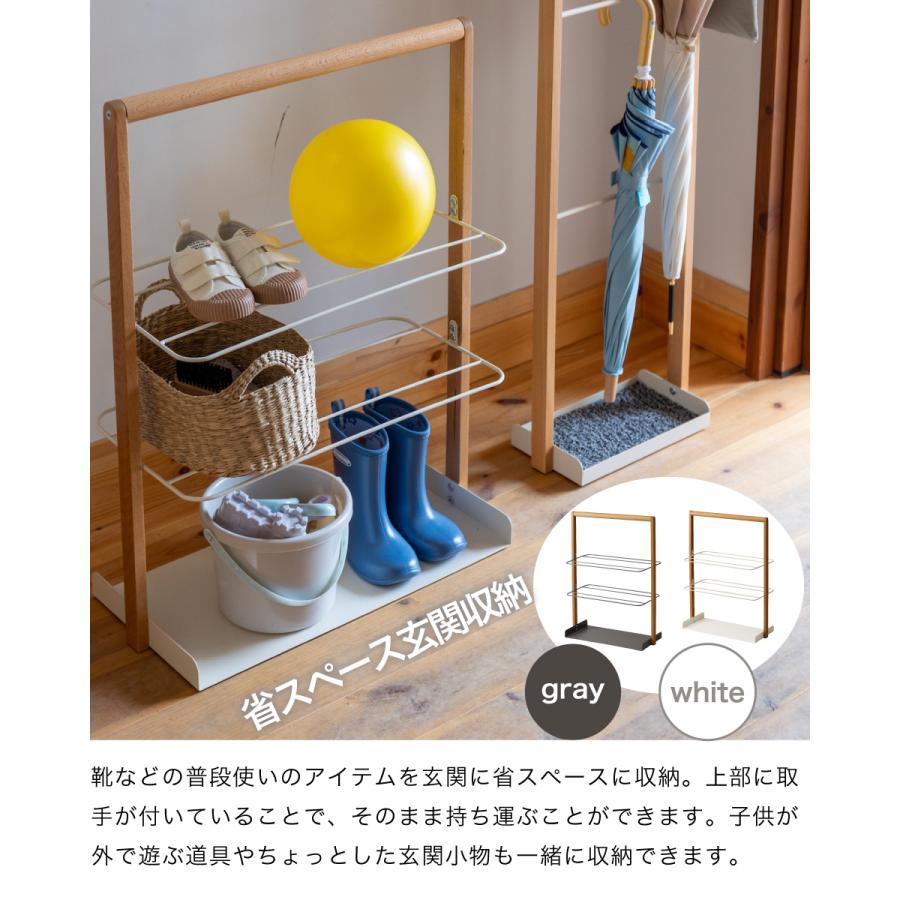エントランスラック 玄関 収納 靴 シューズラック 下足箱 靴入れ オープンラック ラック フレーム シンプル 持ち運び コンパクト おしゃれ 北欧 |  | 01