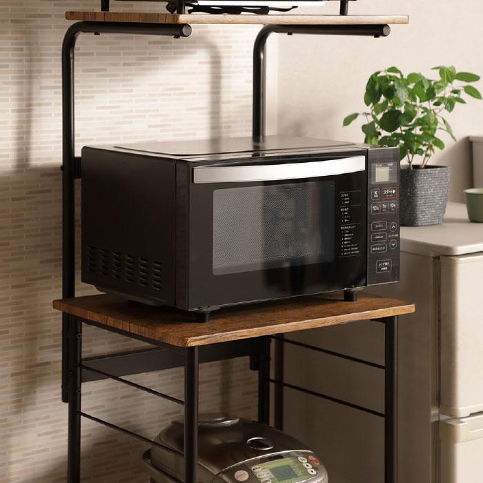レンジワゴン キャスター付き レンジ台 家電収納 幅50cm VKW-50