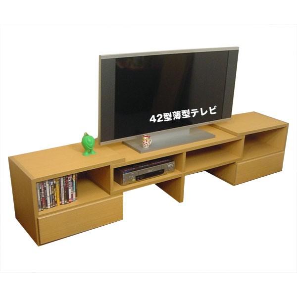伸縮テレビ台プレミアムバージョン 薄型テレビ ローボード 日本製＆完成家具 木製 コーナー tv 収 送料無料 |  | 01