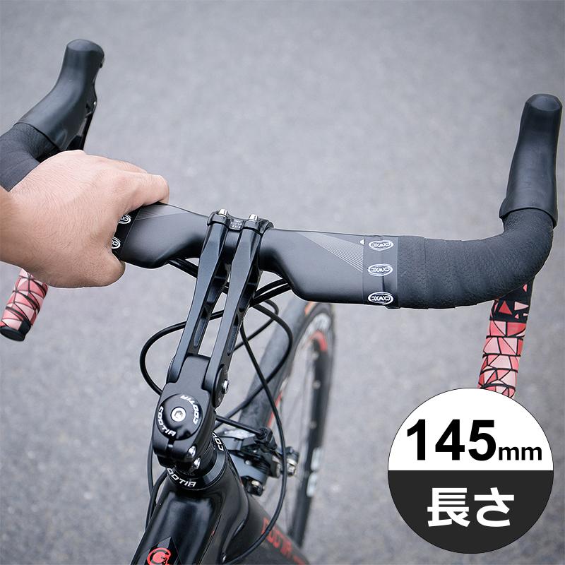 自転車ステム 自転車用ハンドルステム クランプ径28.6mm マウンテンバイク、ロードバイク、クロスバイク対応可能 ブラック0?80度調整可