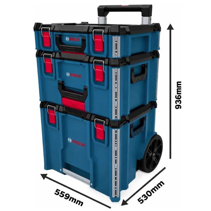(ボッシュ) 1600A037DY L-BOXX コントラクターSET3 エルボックス 工具箱 W559xH936xD530mm BOSCH 大型製品の画像