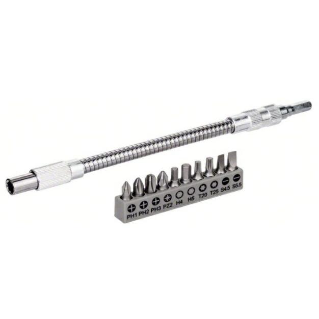 BOSCH（ボッシュ） エクステンションコードとドライバービット 11本