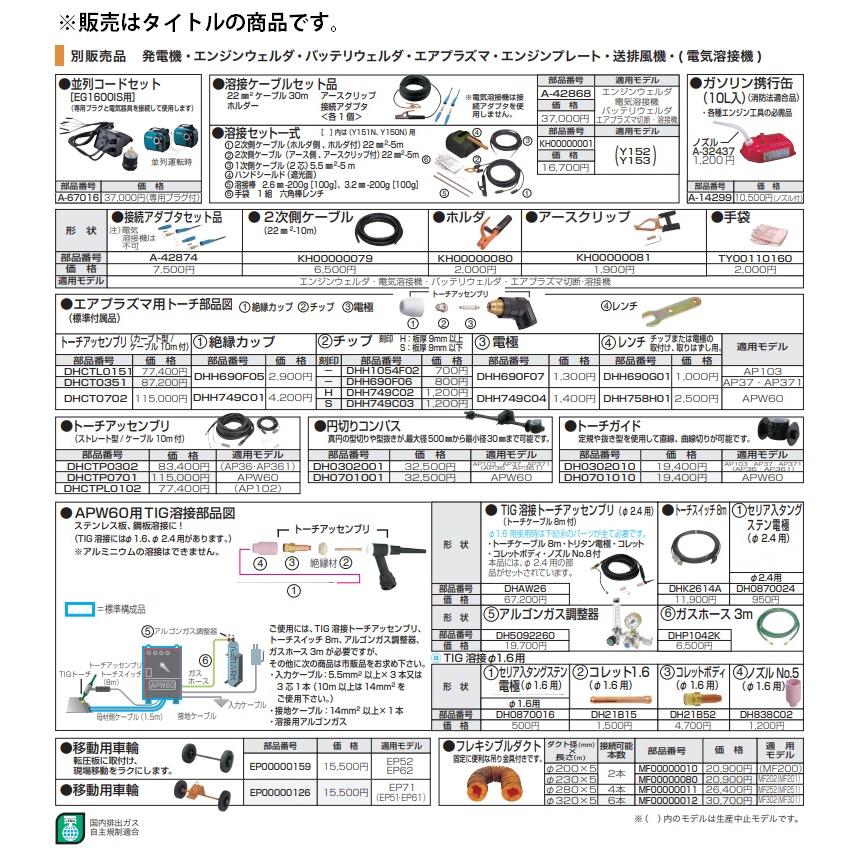 マキタ（makita） 並列コードセット A-67016 発電機EG1600IS専用 専用