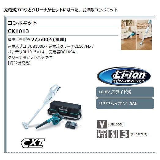 マキタ（makita） 防災用コンボキット CK1013 充電式ブロワUB100D+充電 