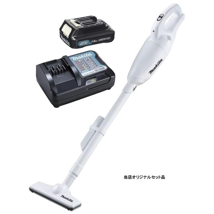 マキタ10.8V充電式クリーナCL108FD純正バッテリー、充電器付 マキタ（makita） 【正規店】 10.8V 充電式クリーナー CL108FDSHW