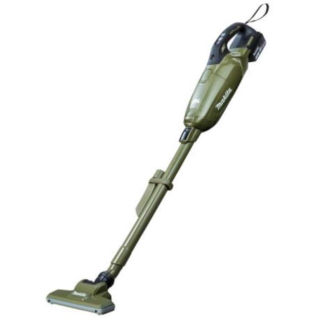 ■マキタ 18V充電式クリーナー 新品 ★CL285(オリーブ) クリーナ＋バッテリBL1830B＋充電器DC18RF ●CL285FDRFOバッテリ充電器SET 新品 (紙パック10枚付属) マキタ（makita） 充電式クリーナ CL285FDRFO オリーブ バッテリ