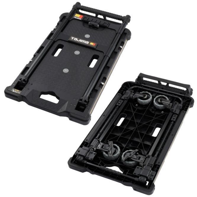 タジマ セフ台車折りたたみ式 CT-DHTOR ハンドル背面部にセフホルダー