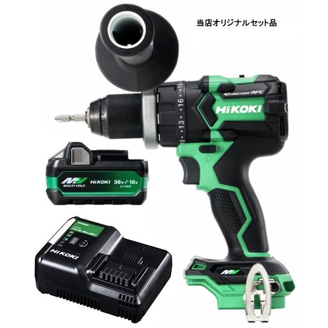HiKOKI（ハイコーキ） コードレスドライバドリル DS36DC(NN)+バッテリ 