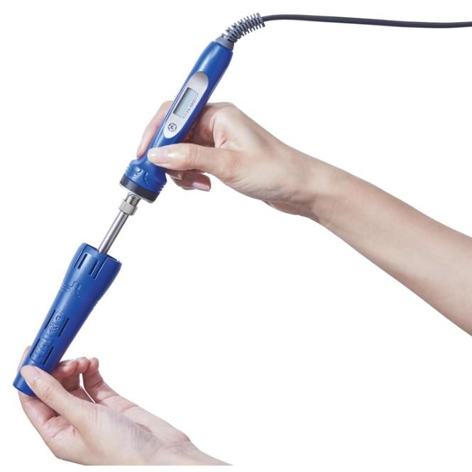 200-540℃デジタル温度はんだこて FX600D-813 平型プラグ Amazon | 白光 HAKKO デジタル式温度制御はんだこて 平型プラグ B型こ