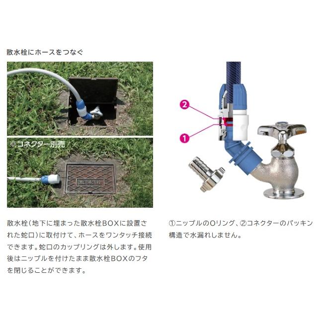 タカギ G076 地下散水栓ニップル TAKAGI 004831 小型便