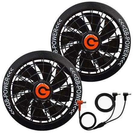 在 長信ジャパン GB-POWER 24V対応ファンセット GF3 ファン付きベスト