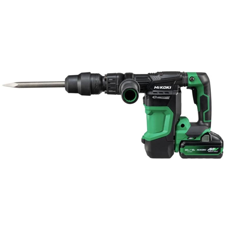 HiKOKI コードレスハンマ H3641DA (2WPZ) バッテリ (BSL36B18X) x2個+急速充電器+ケース付 SDS-maxシャンクタイプ 36V対応 日立 ハイコーキ
