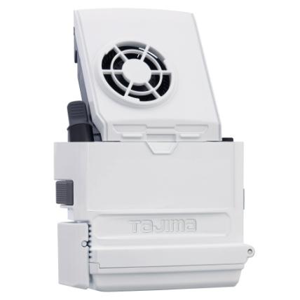 タジマ HA30BFW バッテリーボックス3730用 ファン付 ホワイト