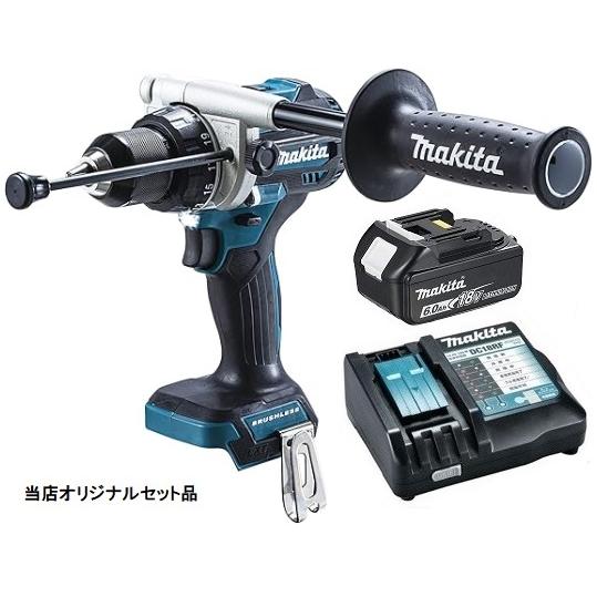 マキタ 充電式震動ドライバドリル HP486DZ+バッテリBL1860B+充電器  