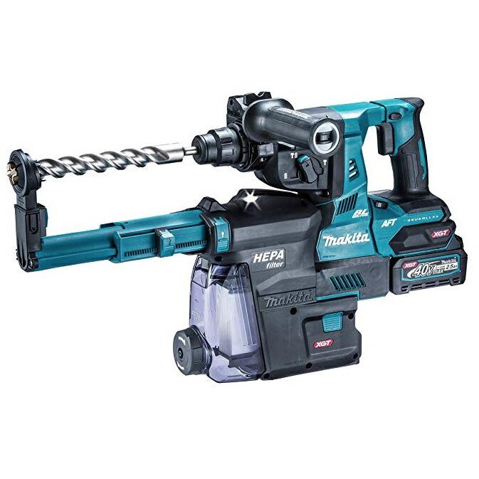 マキタ　充電式ハンマドリル　HR001GRDXV　青 マキタ（makita） 28mm 充電式ハンマドリル HR001GRDXV 青 集じん