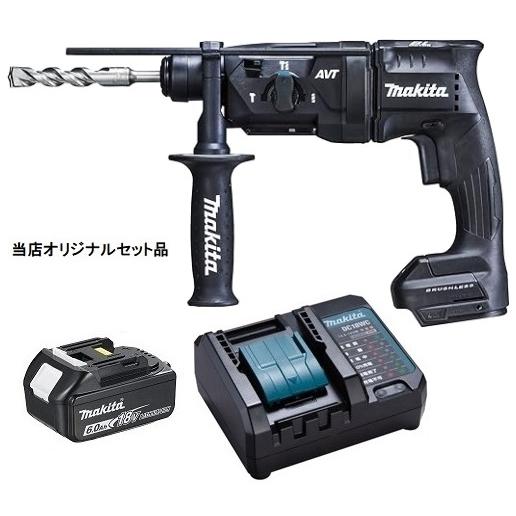 マキタ（makita） 充電式ハンマドリル 黒 HR182DZKB+バッテリBL1860B+