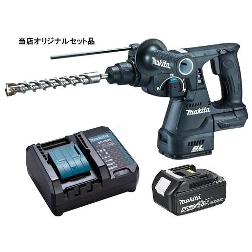 マキタ（makita） 充電式ハンマドリル 黒 HR244DZKB+バッテリBL1860B+