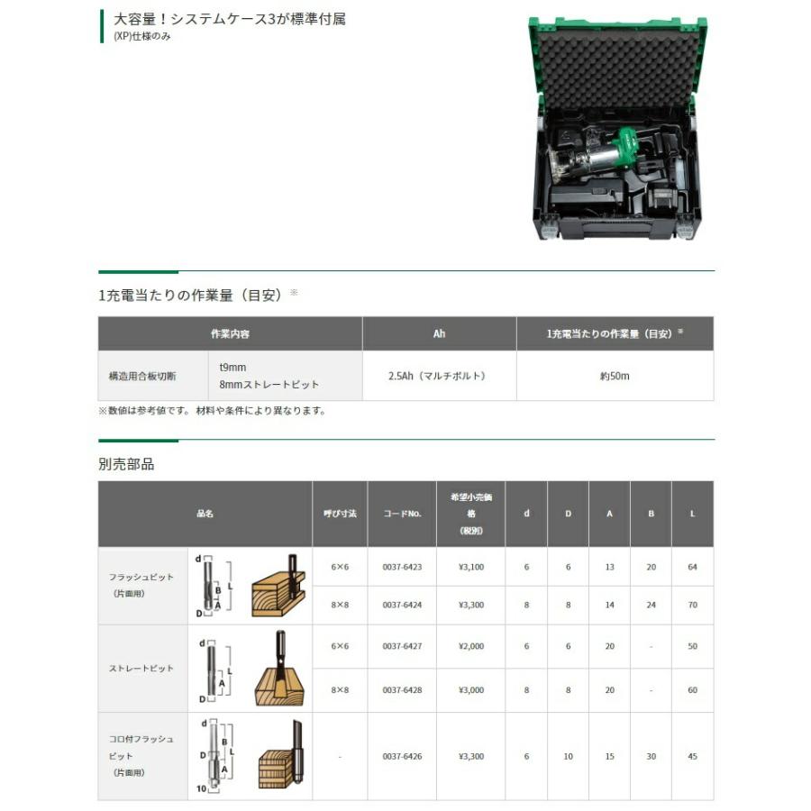 HiKOKI コードレストリマ M3608DA(XPZ) マルチボルト(BSL36A18X HiKOKI コードレストリマ M3608DA(XPZ) マルチボルト(BSL36A18X