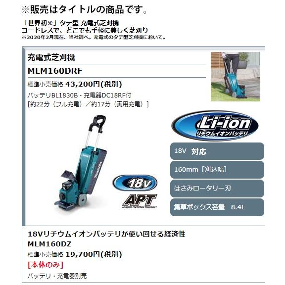 マキタ（makita） 充電式芝刈機 MLM160DRF バッテリBL1830B+充電器