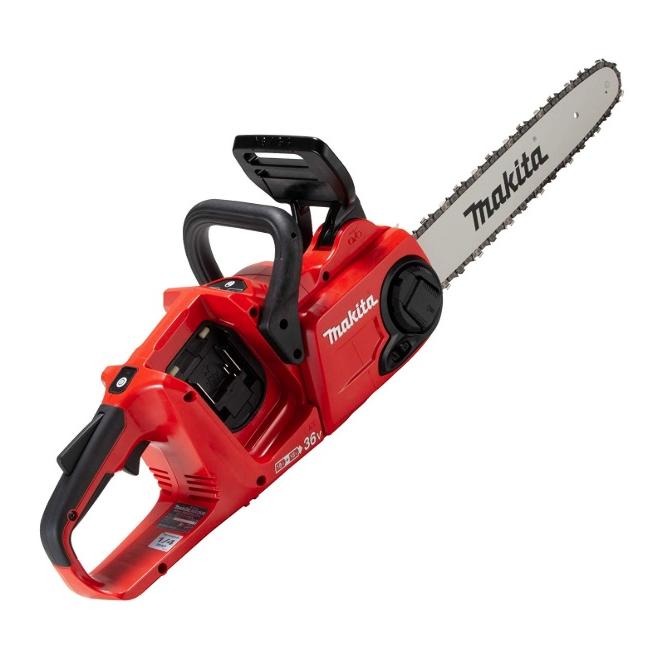 マキタ　18V+18V 充電式チェンソー(赤)　MUC353DZFR【未使用品】 マキタ（makita） 充電式チェンソー MUC353DZFR 赤 本体のみ チェーン
