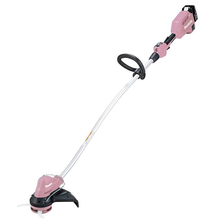 makita マキタ MUR189D 充電草刈り機 バッテリー1個 充電器 中古品 【ハンズクラフト宜野湾店】 マキタ（makita） 個人宅不可 充電式草刈機 MUR189DSFP ピンク