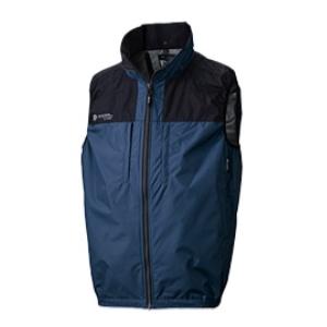 空調服 TM 空調 服 NC-1142 ネイビー 上部ファン ベスト 3Dエリ 脱着