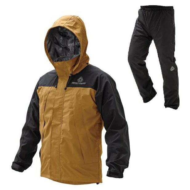 喜多 No.2930 ベージュ 3Lサイズ プロテクトストレッチ レインウェア