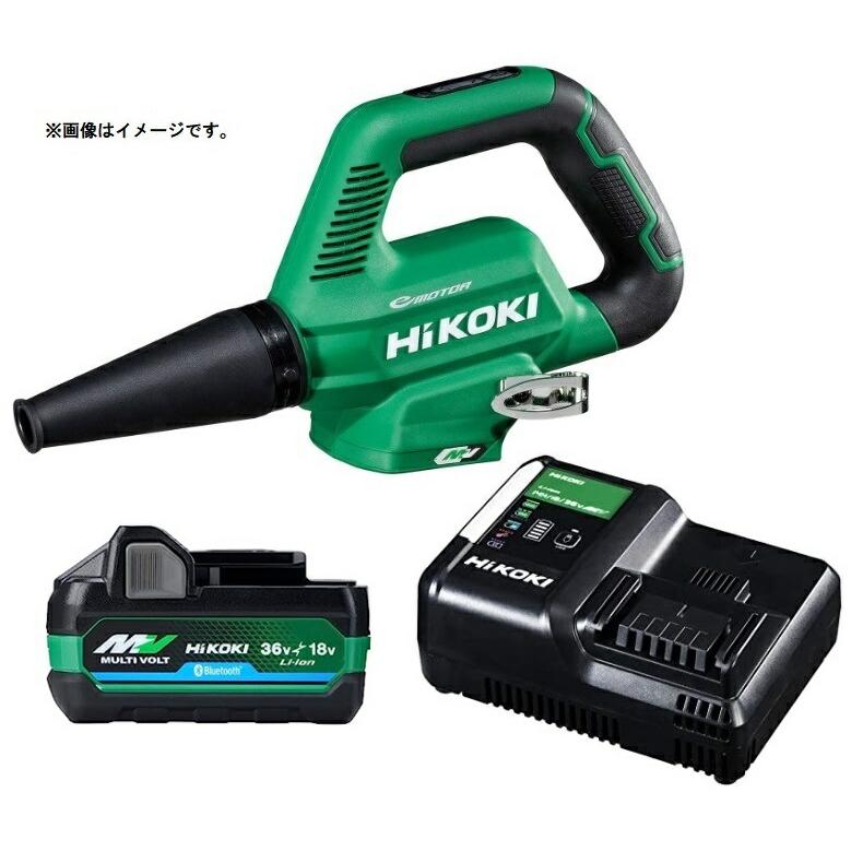 HiKOKI ハイコーキ 36v コードレスブロワ バッテリーx1付 ※充電器無し RB36DB グリーン マルチボルト HiKOKI 36V コードレスブロワ RB36DA(XPZ) (バッテリー1