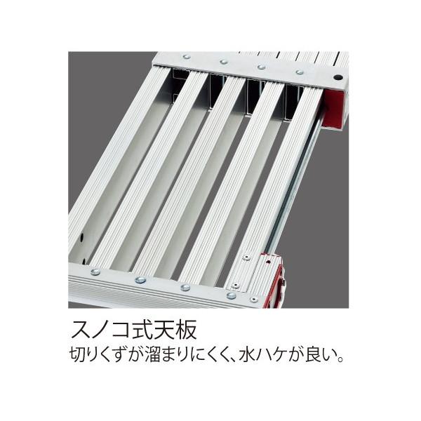個人宅不可 ハセガワ 伸縮足場板 SSF1.0-360 スライドステージ 両面使用タイプ SSL-360Aの新型 長谷川工業   送料無料 在庫の画像