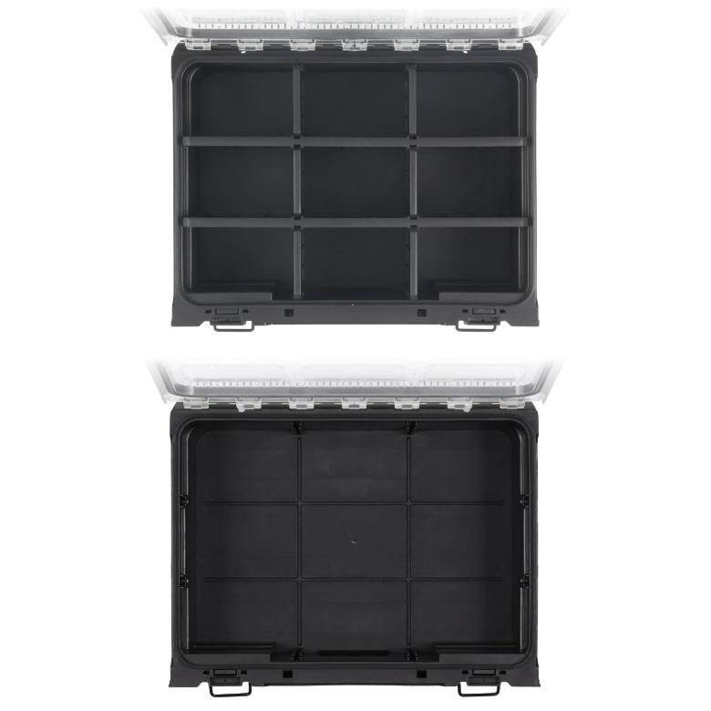 タジマ TB-HBOXLCST セフ引出しボックスL フタ付き仕切りトレイ H153×W397×D311mm TJMデザイン 361097 ...