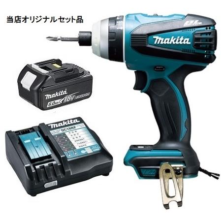 マキタ（makita） 充電4モードインパクトドライバ 青 TP141DZ+バッテリ